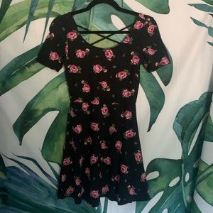 Forever 21 Rose-Printed Dress